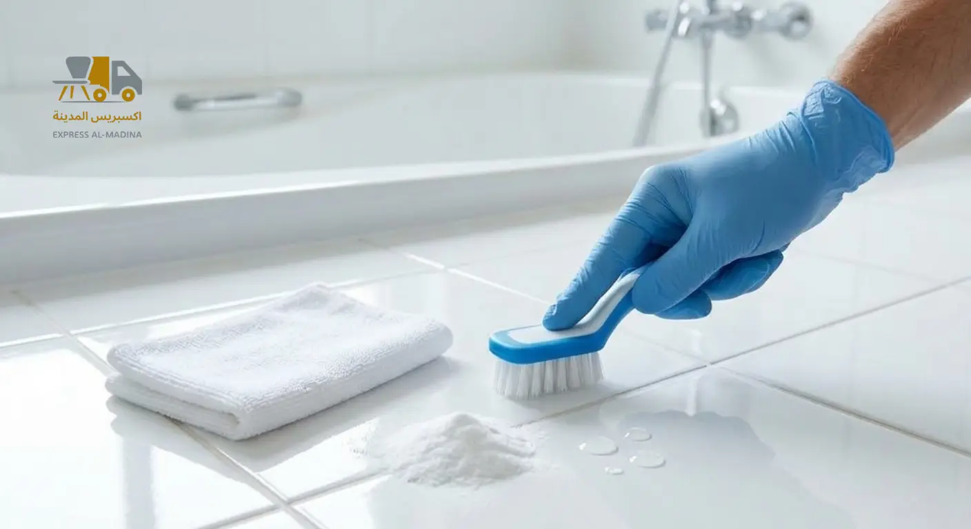 أفضل طريقة لتنظيف بلاط الحمام